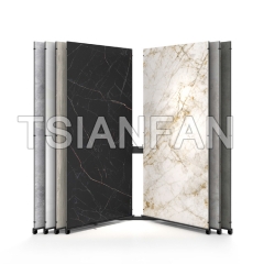 Showroom Sintered Stone Page Turning Display Rack