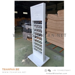 Sintered Stone, Porcelain Tile Sample and Quartz Surface Display Tower