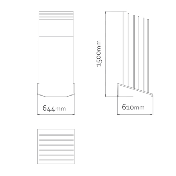 Solid Wood Flooring Display Rack