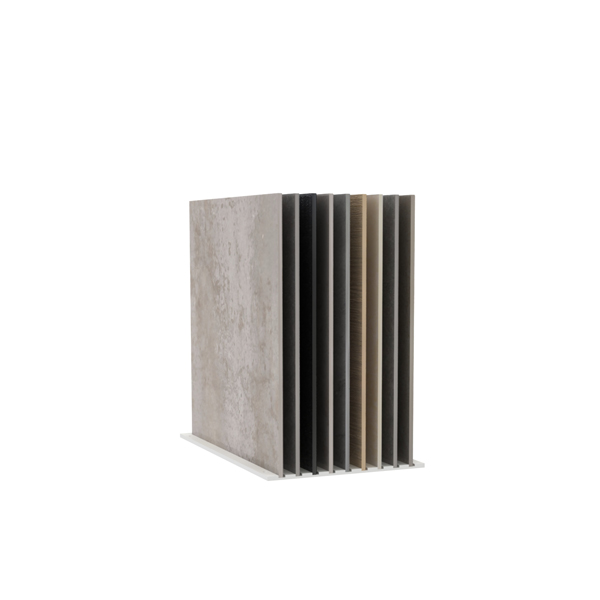 Vertical Sintered Stone Flooring Display Stand