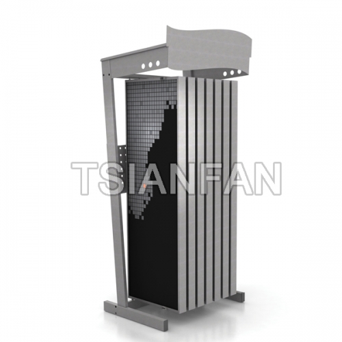 Showroom Ceramic Tile Sample Wing-shaped Display Rack