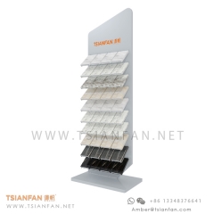 40 colors Porcelain Stone Sample Display Rack Marketing Tool