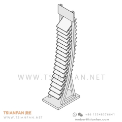 Granite and Marble Porcelain Slab Tile Display Tower Rack