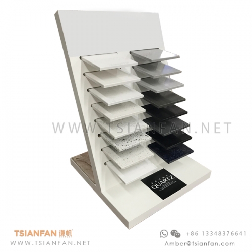 SRT220 Simple Luxury Quartz Stone or SINTERED STONE Holder Display for Table