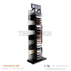 Marble Quartz Flooring Tile Sample Display Stand Frame for SINTERED Stone