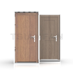 Howroom Wooden Doors sliding Cabinet push pull metal display rack KK002