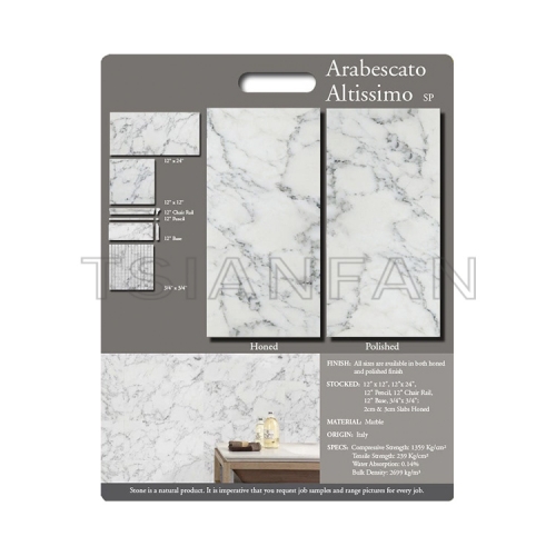 Showroom Customize high Quality Ceramic marble tile Display board PF005-2