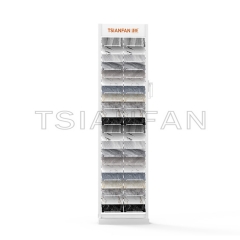 Stainless Steel Samples ,Porcelain Quartz Tile Display Rack