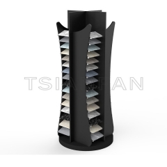 The new design marble tile upright display shelf-SRL701