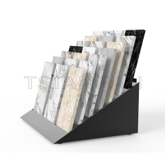 Custom-designed marble tile stand stand display-SRT845