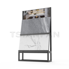 Wholesale Quartz Stone Display Metal Countertop Rack-SG092