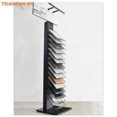 Shop display and sale of quartz stone floor stand