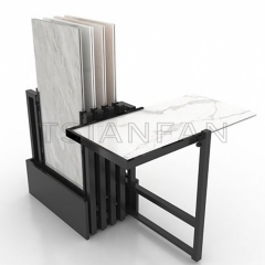 High quality push-pull rotating stone sample display stand