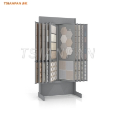 mosaic tile wall wing display stand page turning display stand