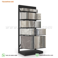 wing showroom stand artificial stone show rack China factory