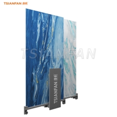 CT605-slide Porcelain tile display rack showroom sample simple display stand