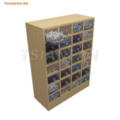 SE1101-natural pebble stone display living room stone sample flooring showcase