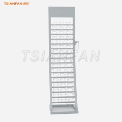 SRL017-Floor standing quartz stone sample display rack supplier China origin