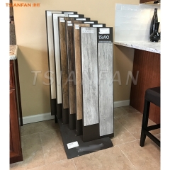 Spliced wood waterfall display stand floor stand floor showroom