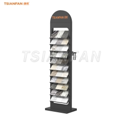 SRL018-Granite sample modern display stand three-color bracket floor