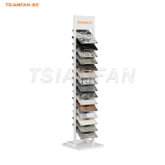 SRL003-Engineered stone showcase units flooring display tower shelves