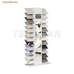 SRL088-durable quartz stone stand sample display stand