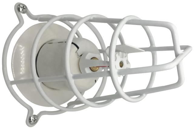 (2 Pack) Sprinkler Head Guard White 6&quot; Deep