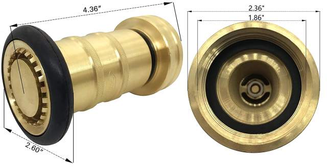 Brass Fire Hose Nozzle