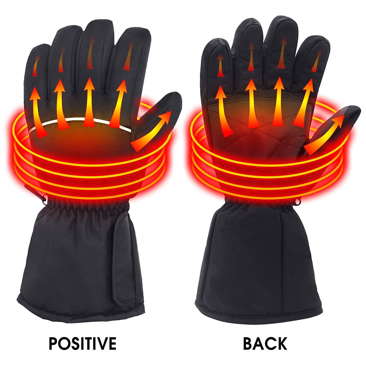 rechargeable battery heated glove