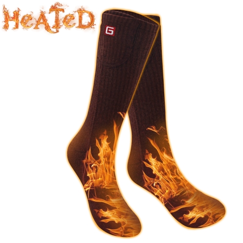2.4V HEAT WARMER Winter Warm Electric Heated Socks Kit for Men Women, Climbing Hiking Foot Warmer