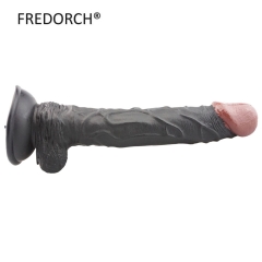 Black Color Long Dildo Attachment to Premium Sex Machine,Deep Inside Penetration so Easy, Long but not Thick