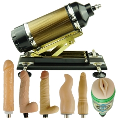 Máquina do amor de FREDORCH para a venda com 5 dildos grandes e brinquedos do sexo do copo da masturbação para o macho