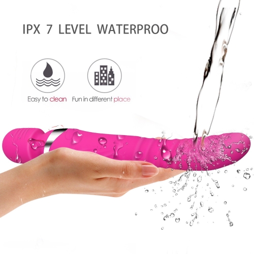 Vibrador de aquecimento G-Spot Vibrador como AV Magic Wand Sex Toys para Mulher