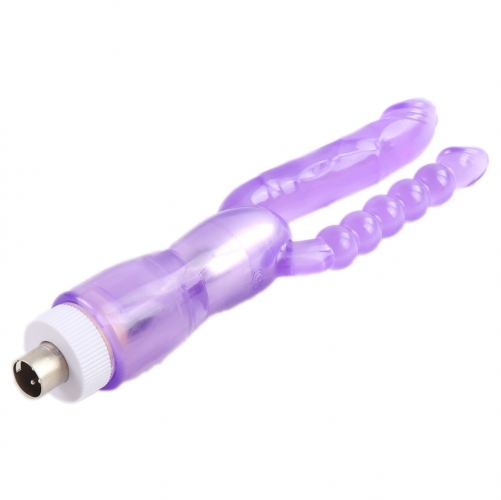 FREDORCH 9.25" Double Dildo 3XLR Connector thick Anal Dildo accessories for Thrusting Sex Machine C36