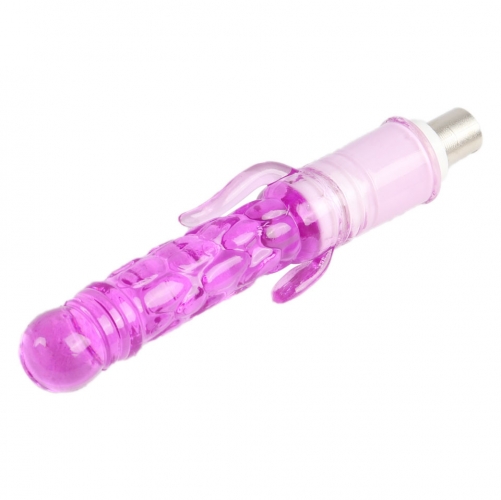 FREDORCH 6.69" 3XLR Connector thick Anal Crystal Dildo attachment for Entry 3XLR Sex Machine Y08