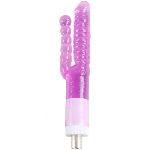 FREDORCH 9.05" Double Dildo 3XLR Connector thick Anal Dildo accessories for Thrusting Sex Machine C10