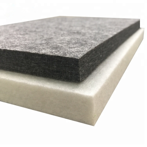 Sound absorption recycled felt wall panels