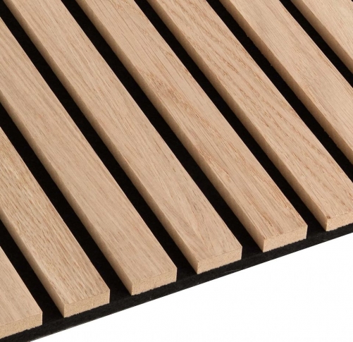 PET acoustic panel slatted wood wall panels