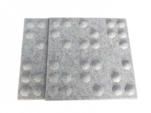 China factory manufacture braille 3D Pet acoustic panel wall panel