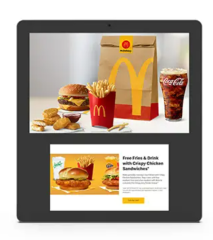 10.1&quot; and 7&quot; Dual-screen Interactive LCD Digital Signage