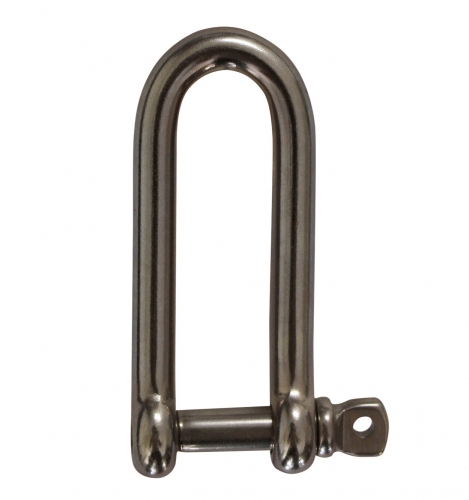 STAINLESS STEEL LONG DEE SHACKLE, AISI304 OR AISI316