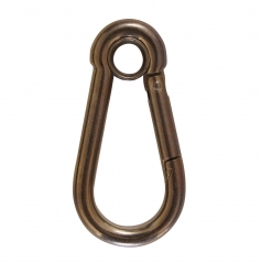 STAINLESS STEEL SNAP HOOK WITH EYELET, AISI304 OR AISI316