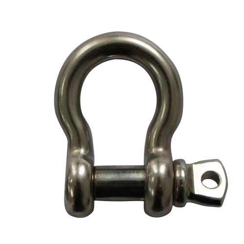 STAINLESS STEEL SCREW PIN ANCHOR SHACKLE U.S.TYPE, AISI304 OR AISI316