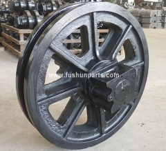 Front Idler Pulleys Undercarriage Parts For FUWA QUY50 Crawler Crane