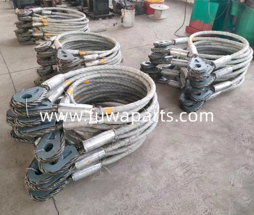 6M Pendant Rope, 9M Guy Line for FUWA Crawler Crane Boom