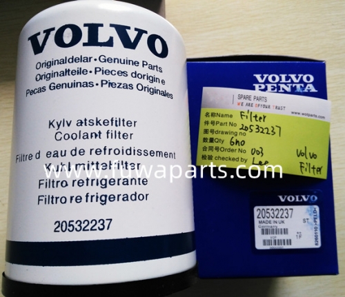 VOLVO Engine Fuel Filter 3831236 Oil Filter Water Filter 11110683 For Crawler Crane and Truck Crane