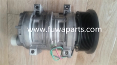 Valeo brandTM21 24V 127/8pk AC compressor using on SANY XCMG cranes