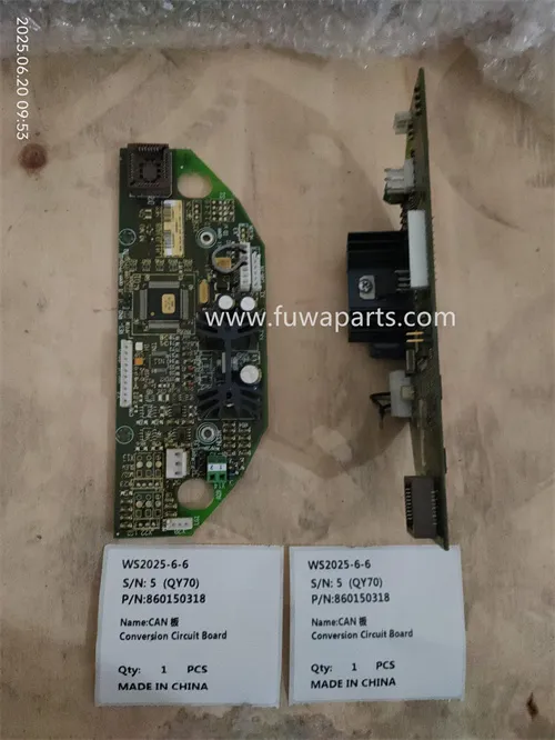 Green conversion circuit board with connector assembly and identification labels