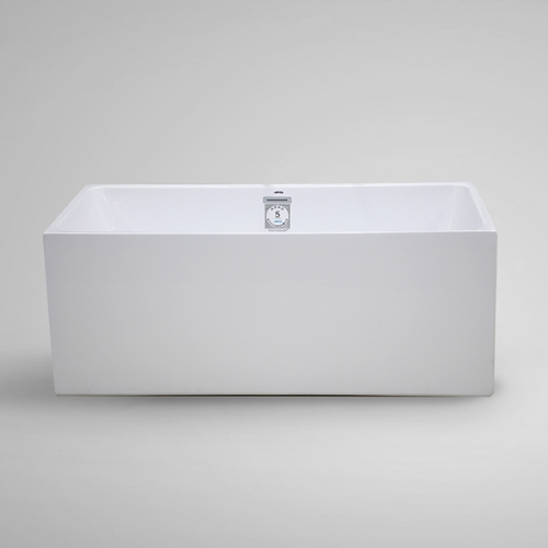 Aifol  67'' Rectangular Freestanding Bathtub Acrylic Soaking SPA Tub, White