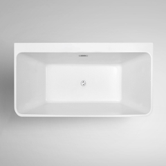 Aifol 71 Inch Modern Acrylic Soaking Deep Square Cheap Bathtub